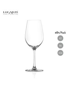 แก้วไวน์ขาว White wine glass TOKYO TEMPTATION CHARDONNAY 365 ml จากลูคาริส Lucaris แก้วไวน์คริสตัล Crystal