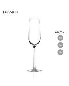 แก้วแชมเปญ champagne flute glass SHANGHAI SOUL CHAMPAGNE 250 ml จากลูคาริส Lucaris แก้วแชมเปญคริสตัล Crystal