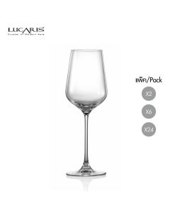 แก้วไวน์ขาว White wine glass HONGKONG HIP CHARDONNAY 425 ml จากลูคาริส Lucaris แก้วไวน์คริสตัล Crystal