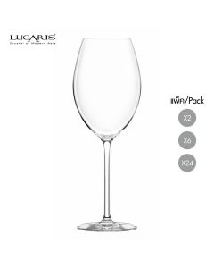 แก้วไวน์แดง Red wine glass LAVISH BORDEAUX 760 ml จากลูคาริส Lucaris แก้วไวน์คริสตัล Crystal