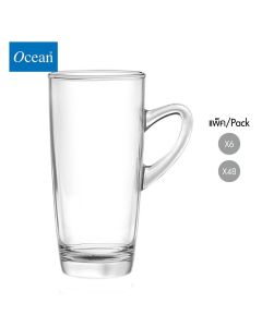 แก้วกาแฟ Glass coffee cup KENYA SLIM MUG 320 ml จากโอเชียนกลาส Ocean glass  แก้วกาแฟดีไซน์สวย