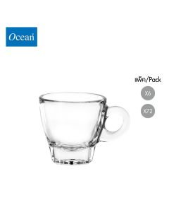 แก้วกาแฟ Glass coffee cup CAFFE ESPRESSO CUP 70 ml จากโอเชียนกลาส Ocean glass  แก้วกาแฟดีไซน์สวย