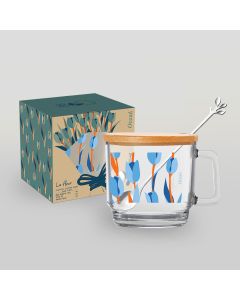 แก้วกาแฟ COFFEE MUG PLAYFUL BLUE TULIP 485 ML