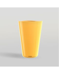 แก้วน้ำ Water glass BRIO Yellow Mustard Hi Ball 370 ml จากพอช POSHcreativeliving แก้วน้ำดีไซน์สวย
