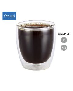 แก้วน้ำสองชั้น Double wall glass DOPPIO-ROCK 280 ml ของโอเชียนกลาส Ocean glass แก้วน้ำสองชั้นราคาถูก