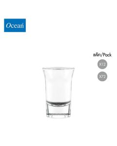 แก้วช็อต แก้วเป๊ก Shot glass UNO SHOT 35 ml จากโอเชียนกลาส Ocean glass แก้วเป๊กดีไซน์สวย 