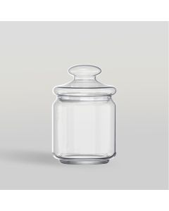 ขวดโหล Storage jar POP JAR500 ml (Glass Lid) จากโอเชียนกลาส Ocean glass ขวดโหลดีไซน์สวย