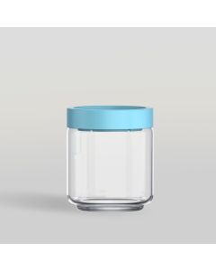 ขวดโหล Storage jar STAX JAR 500 ml (BLUE) จากโอเชียนกลาส Ocean glass ขวดโหลดีไซน์สวย