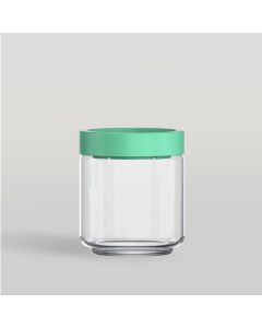 ขวดโหล Storage jar STAX JAR 500 ml (GREEN) จากโอเชียนกลาส Ocean glass ขวดโหลดีไซน์สวย