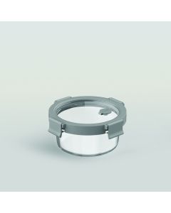 กล่องแก้วถนอมอาหาร REGO Box round Arctic Grey 400ML