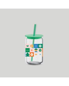 เซตของขวัญ แก้วน้ำ JOYFUL PERSONAL GLASS 650 ML – OUTDOOR FUN