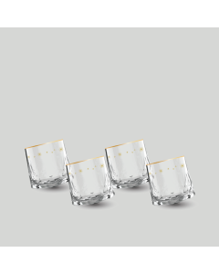 เซตของขวัญ แก้ววิสกี้ DAZZLING WHISKY GLASS 305 ML – CONFETTI PARTY