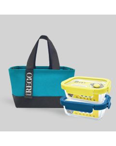 เซตกล่องข้าวพร้อมกระเป๋า REGO HAPPY KIT – BLUE OCEAN