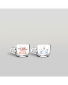ชุดแก้วชา HAPPY FARM SET - PIGGY & DUCKY